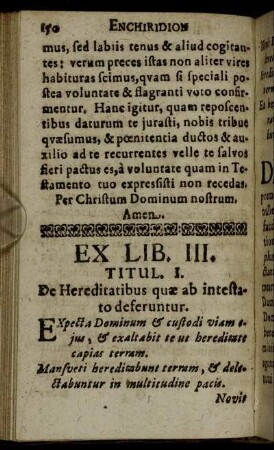 Titul I. - Ex Tit. XIV.