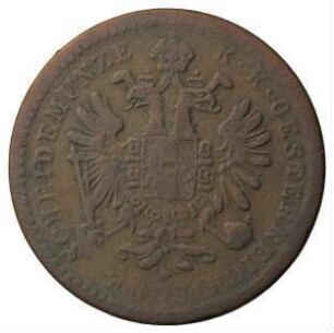 Fundmünze, Kreuzer, 1859