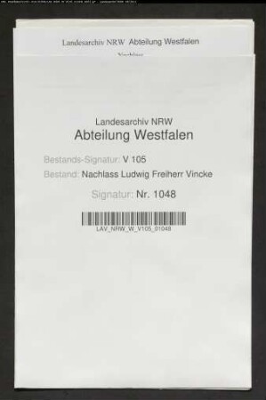 2 Briefe von Giesbert Vincke