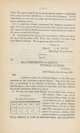 No. 71. The commissioner of Circuit, Burdwan Division, Burdwan