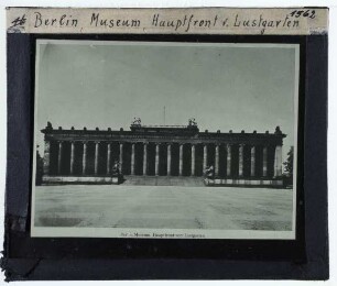 Berlin, Altes Museum,Berlin, Lustgarten : Hauptfront vom Lustgarten