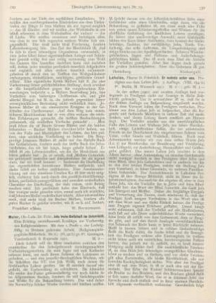 729-730 [Rezension] Meier, Friedrich, Jesu frohe Botschaft im Unterricht. Eine Erklärung neutestamentlicher Erzählungen zur Vorbereitung des Religionslehrers