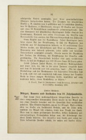 Fünfter Abschnitt. Bürger, Bauern und Soldaten des 18. Jahrhunderts