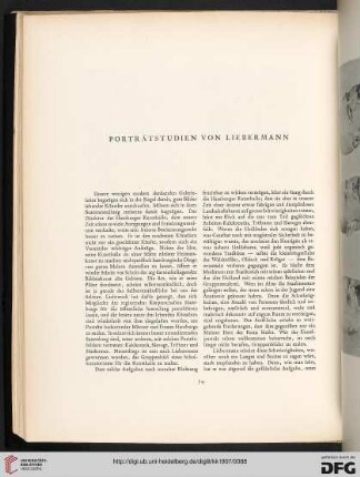 Porträtstudien von Liebermann