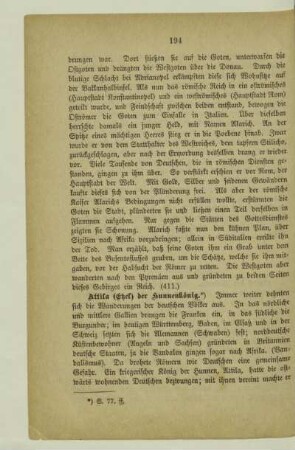 Attila (Etzel) der Hunnenkönig