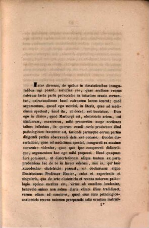 De sanguinis effusionibus, quae cernuntur in recens natorum cranii cavis partu effectis : Diss. inaug.