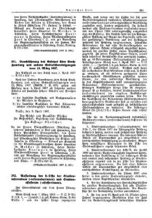 Aufhebung der B-Liste der Studienreferendare (-referendarinnen) und Studienassessoren (-assessorinnen) : [Erziehung] ; [Für Preußen] ; [Amtliche Erlasse] ; [Amtlicher Teil]