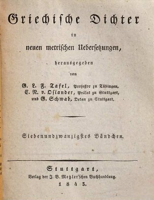 Homer's Werke, 9. Ilias ; Bdch. 4