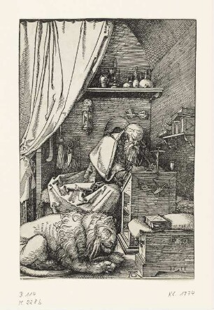 Heiliger Hieronymus in der Zelle