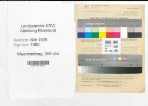 Entnazifizierung Wilhelm Wuennenberg , geb. 06.06.1895 (Angestellter)