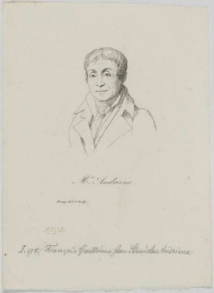 Bildnis des François-Guillaume-Jean-Stanislas Andrieux