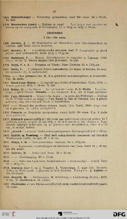 Gravures (Nr. 1926-2054)