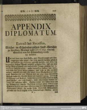Appendix Diplomatum