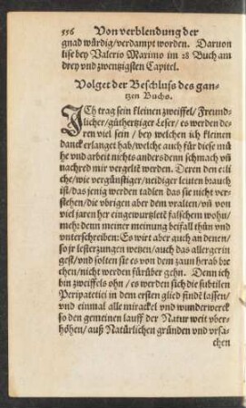 Volget der Beschluss des gantzen Buchs.