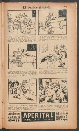 El hombre distraído - [Cómic]