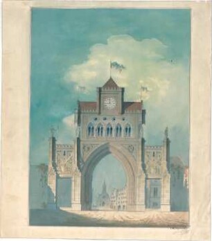 Reiffenstuel, Michael; Stadttor - Ansicht