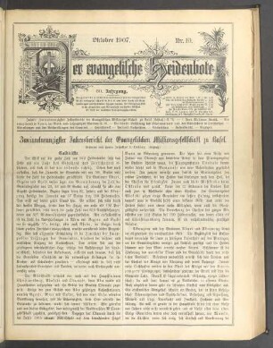 Nr. 10. Oktober 1907