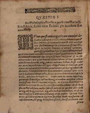 Centuria quaestionum politicarum de natura et constitutione politices