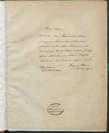 Vermerk zum Abgleich mit der Fabrotschen Ausgabe (1830)