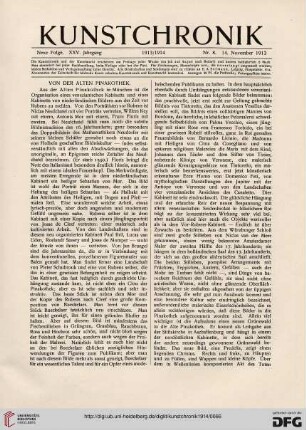 Heft 8 (14. November 1913)