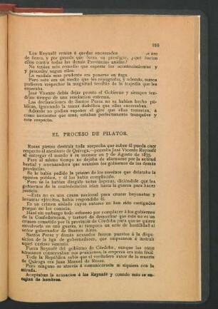 El proceso de Pilatos.