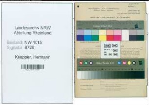 Entnazifizierung Hermann Kuepper , geb. 11.01.1906 (Ingenieur)