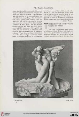 20: The exhibition of M. Rodin's works in Paris
