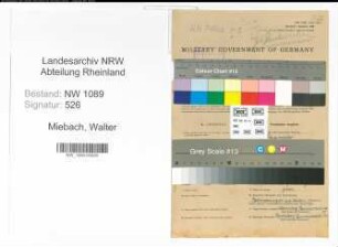 Entnazifizierung Walter Miebach , geb. 15.06.1891 (Polizeibeamter)