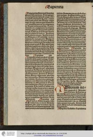 Super prologo in Ecclesiasticum.