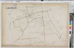 Dinker (Welver), Nateln (Welver), Umlegung Dinker-Nateln, Urkarte 2 Nateln Flur 1