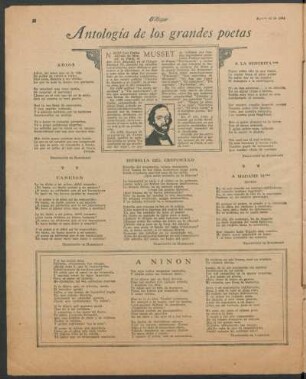 Antología de los grandes poetas : Musset