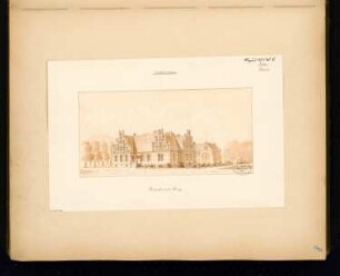 Dorfschule Monatskonkurrenz August 1878: Perspektivische Ansicht