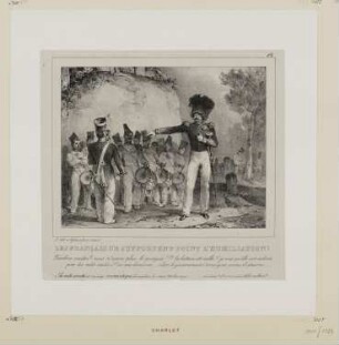 Tambour, Blatt 12 der Folge "Lithographisches Album"