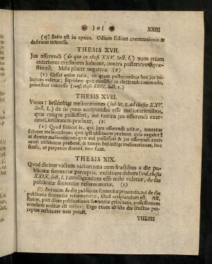 XXIII-XXVIII, Thesis XVII - XXIII