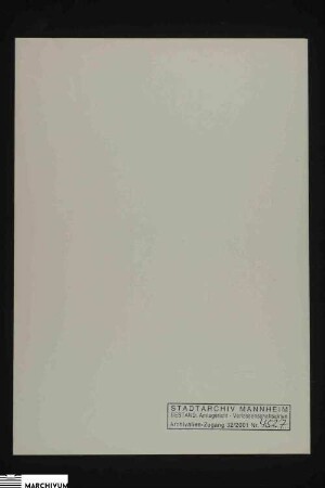 Vermögen der verstorbenen Richarda Werle, geb. Benne