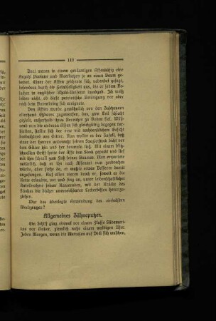 Allgemeines Zähneputzen