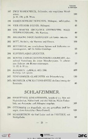 Schlafzimmer (Nr. 208-225)