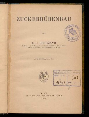 Zuckerrübenbau