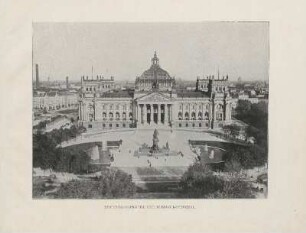 Reichstagsgebäude und Bismarck-Denkmal