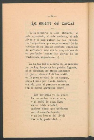 La muerte del zorzal