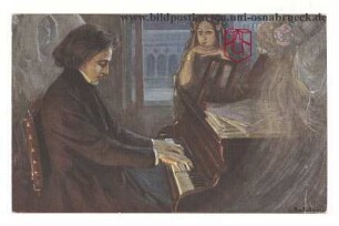 F. Chopin composant »Les Préludes« [R]