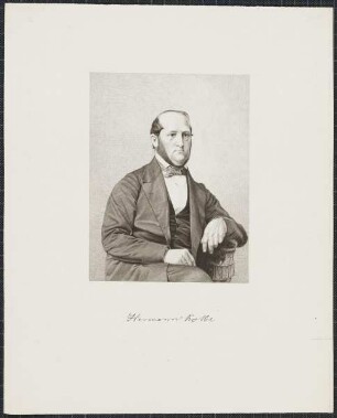 Icones Professorum Marpurgensium — Bildnis des Adolf Wilhelm Hermann Kolbe (1818-1884)