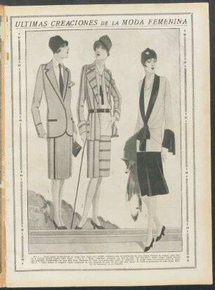 Últimas creaciones de la moda femenina