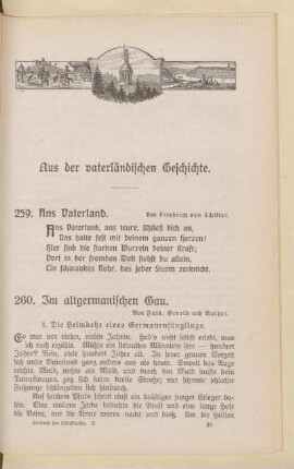 Aus der vaterländischen Geschichte