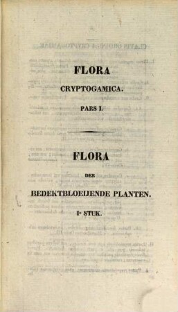 Flora Belgii septentrionalis : sive index plantarum indigenarum, quae hucusque in VII provinciis foederatis repertae suntlora Belgii Septentrionales, 2,1. Plantas Cryptogamicas continens