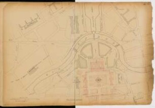 Prachtforum Monatskonkurrenz Mai 1876: Lageplan; Maßstabsleiste