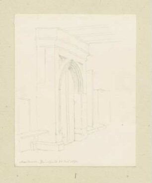 Portal des Pfrundhauses im Kloster Maulbronn