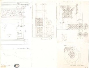 Lange, Ludwig; Lange - Archiv: X.6 Chorgestühle - u. a. Certosa bei Florenz (Details)