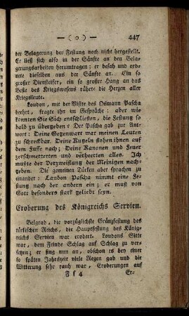 Eroberung des Königreichs Serbien.