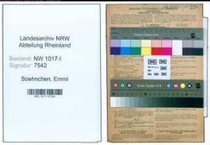 Entnazifizierung Emmi Soehnchen , geb. 19.02.1905 (Haendlerin)